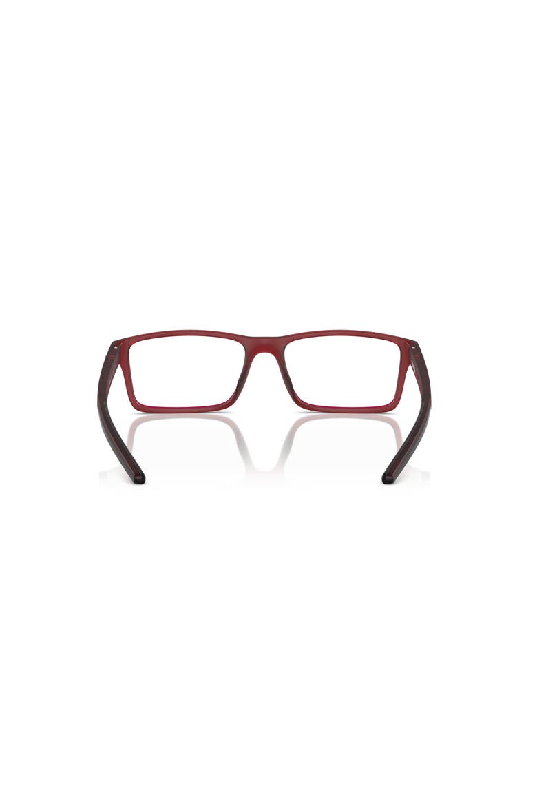 57mm Rectangle optical glasses, Alternate, color, Red