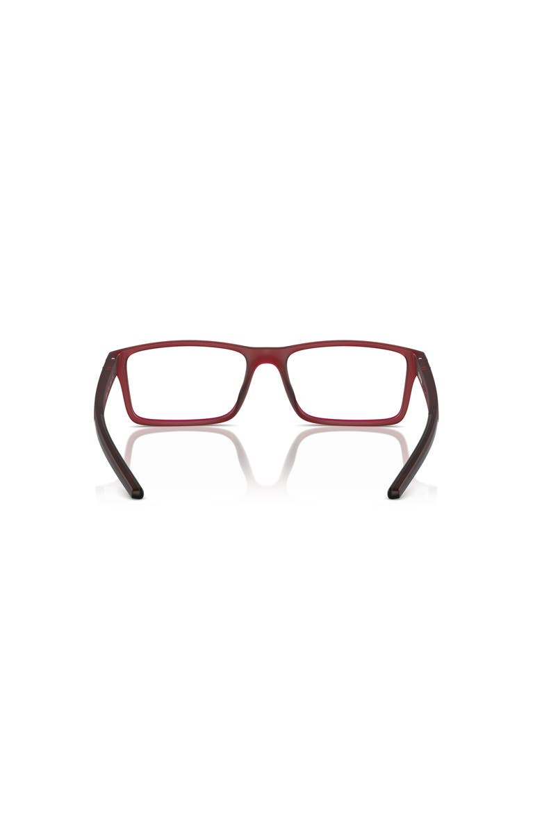 Scuderia Ferrari 57mm Rectangle optical glasses, Alternate, color, Red