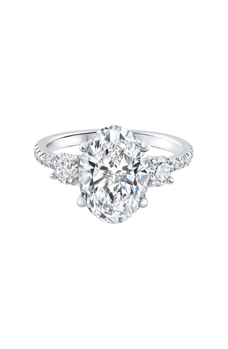 Bliss Diamond Certified 3 1/4Ct Oval Diamond Engagement Ring 14k Gold Lab Grown, Alternate, color, 