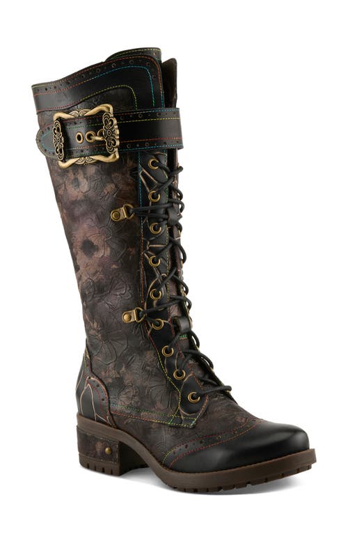 L'artiste By Spring Step Kisha Fall Knee High Boot In Multi