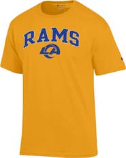 Champion Men's Champion Gold Los Angeles Rams Classic Sol Arch Over Logo T-Shirt