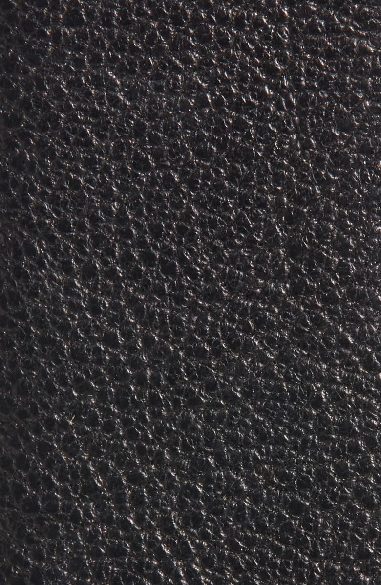 Raina Three Shells Leather Belt, Alternate, color, Black