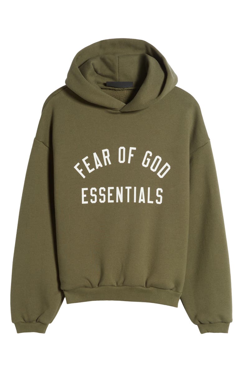 Fear of God Essentials Kids' Logo Hoodie, Main, color, 