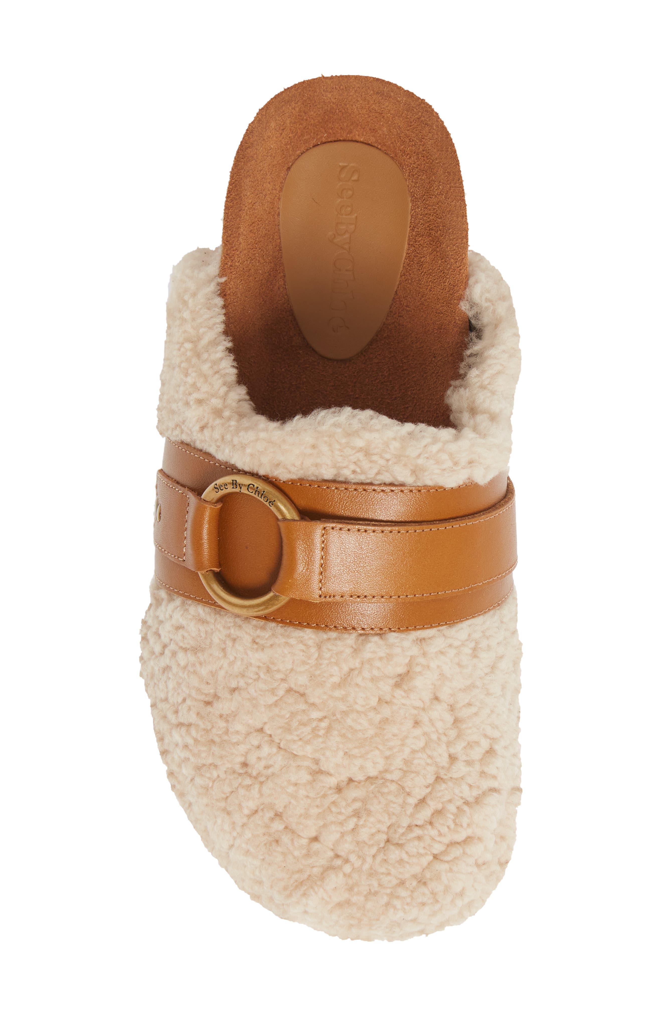 See by Chloé Gema Genuine Shearling Mule, Alternate, color, 