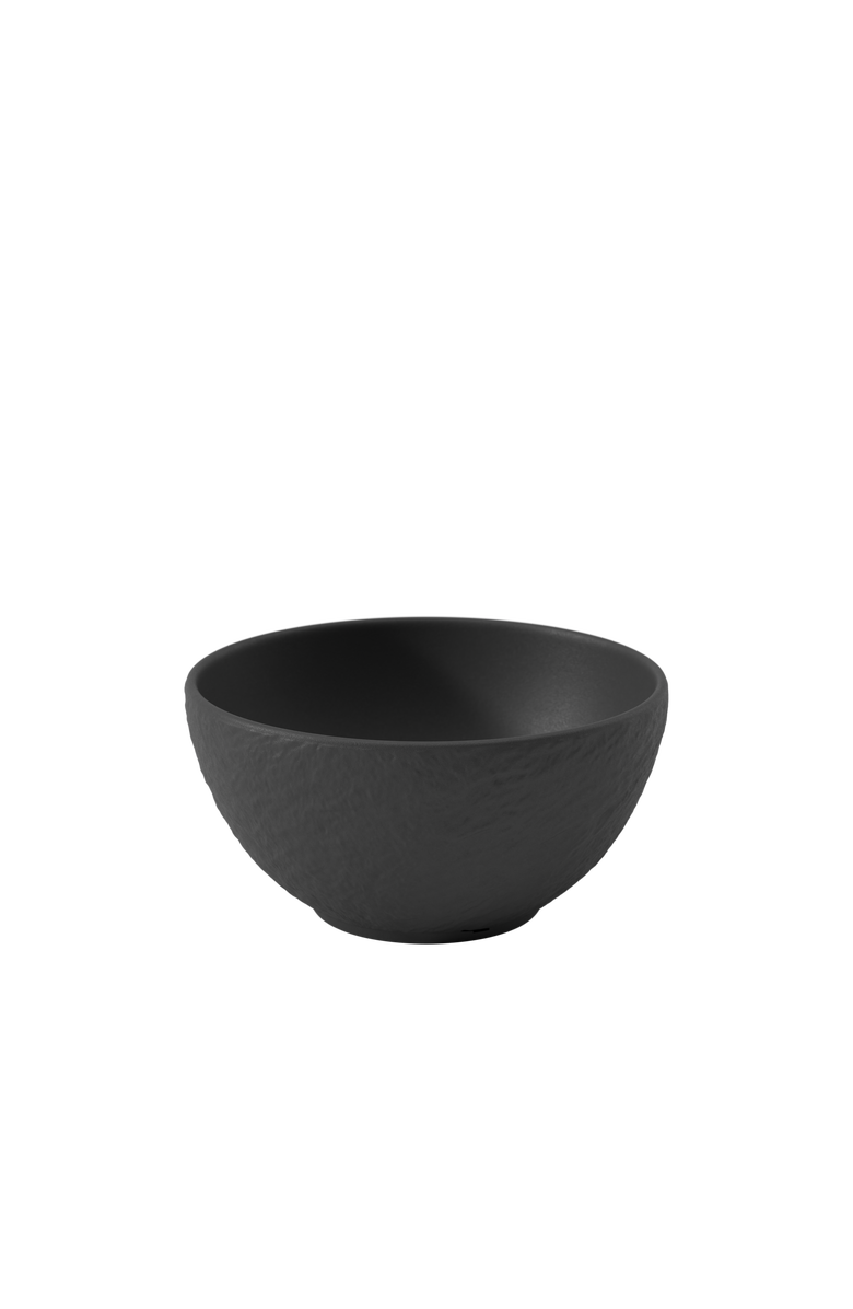 Villeroy & Boch Manufacture Rock Rice Bowl, Main, color, Black
