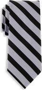 Oak Hill by DXL Big & Tall Textured Stripe Tie V2