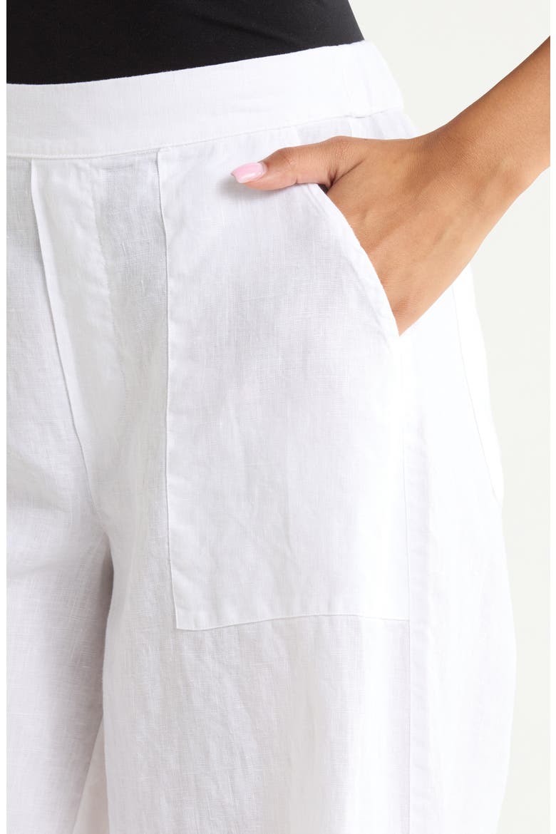 Madeline Wide Leg Pants, Alternate, color, WHITE