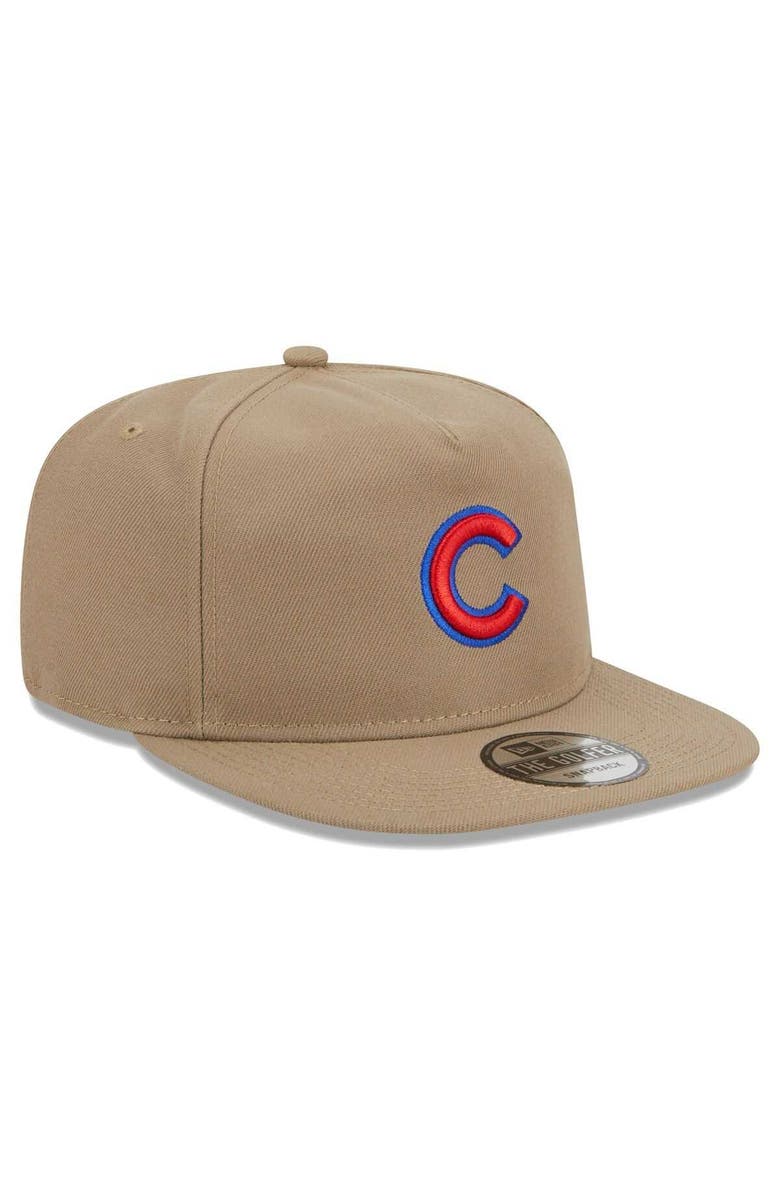 New Era Men's New Era  Khaki Chicago Cubs Golfer Adjustable Hat, Alternate, color, Khaki