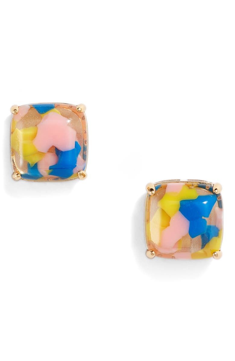 Kate Spade New York small square stud earrings, Main, color,