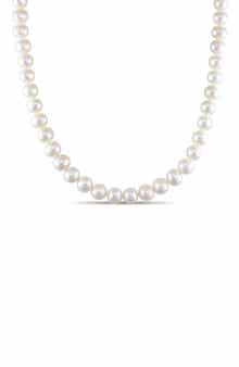Cultured Pearl Necklace, 7–7.5mm