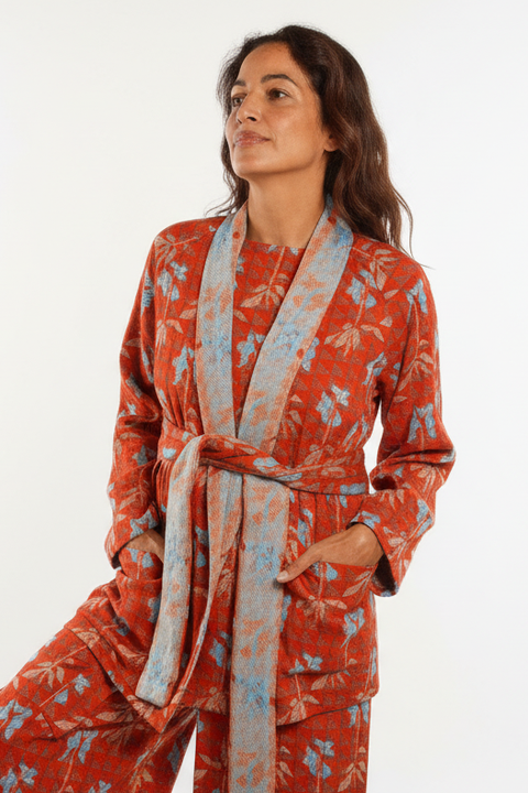 Ryan Wraparound Fitted Robe Jacket