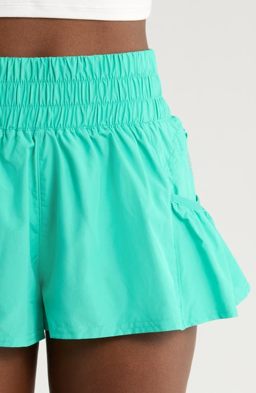 Free People Fp Movement Get Your Flirt On Shorts In Blue