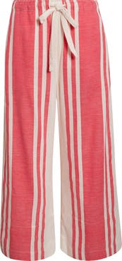 lemlem Desta Cotton Wide-Leg Cover-Up Pants