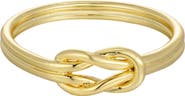 Adornia 14K Gold Plated Double Knot Ring