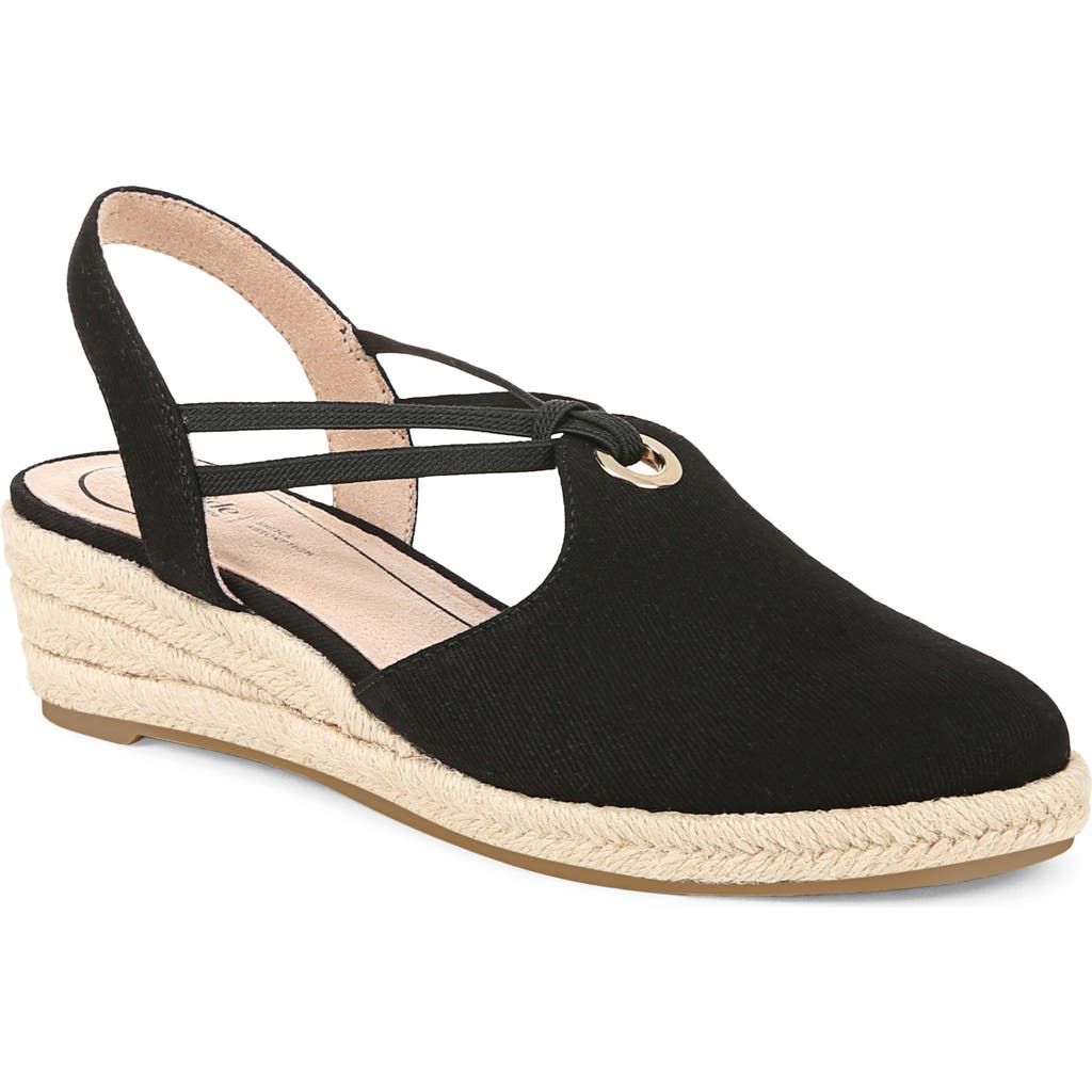 Lifestride Kennedy Wedge Sandal In Black