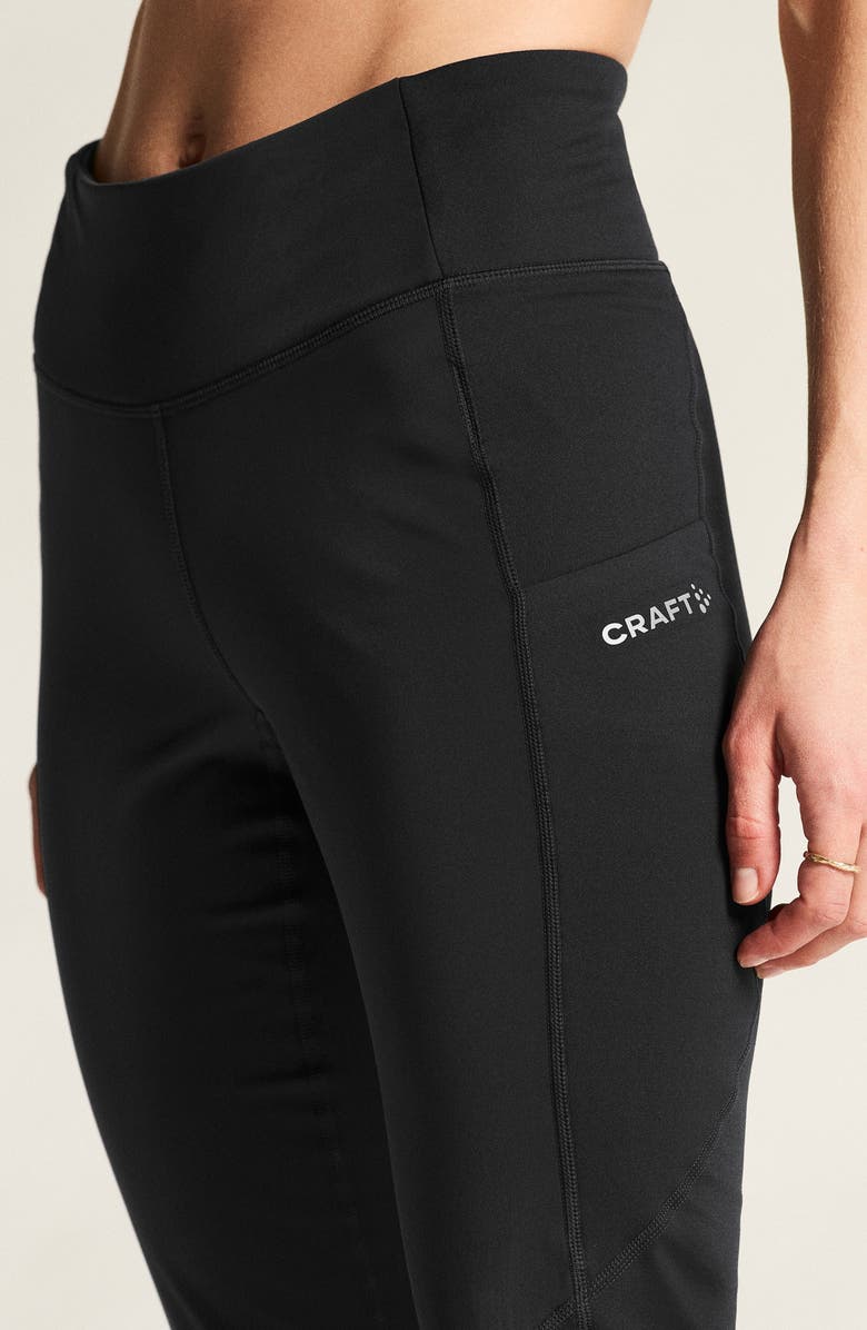 Craft ADV Essence Warm Tights, Alternate, color, Black