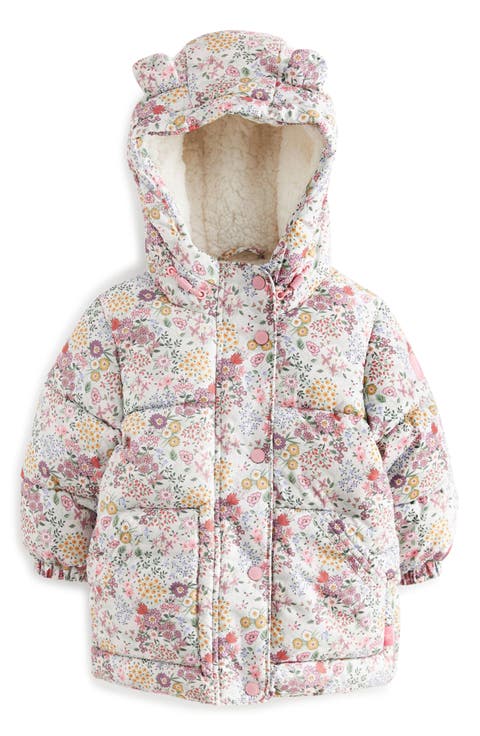 Kids' Floral Ear Hooded Jacket (Little Kid)