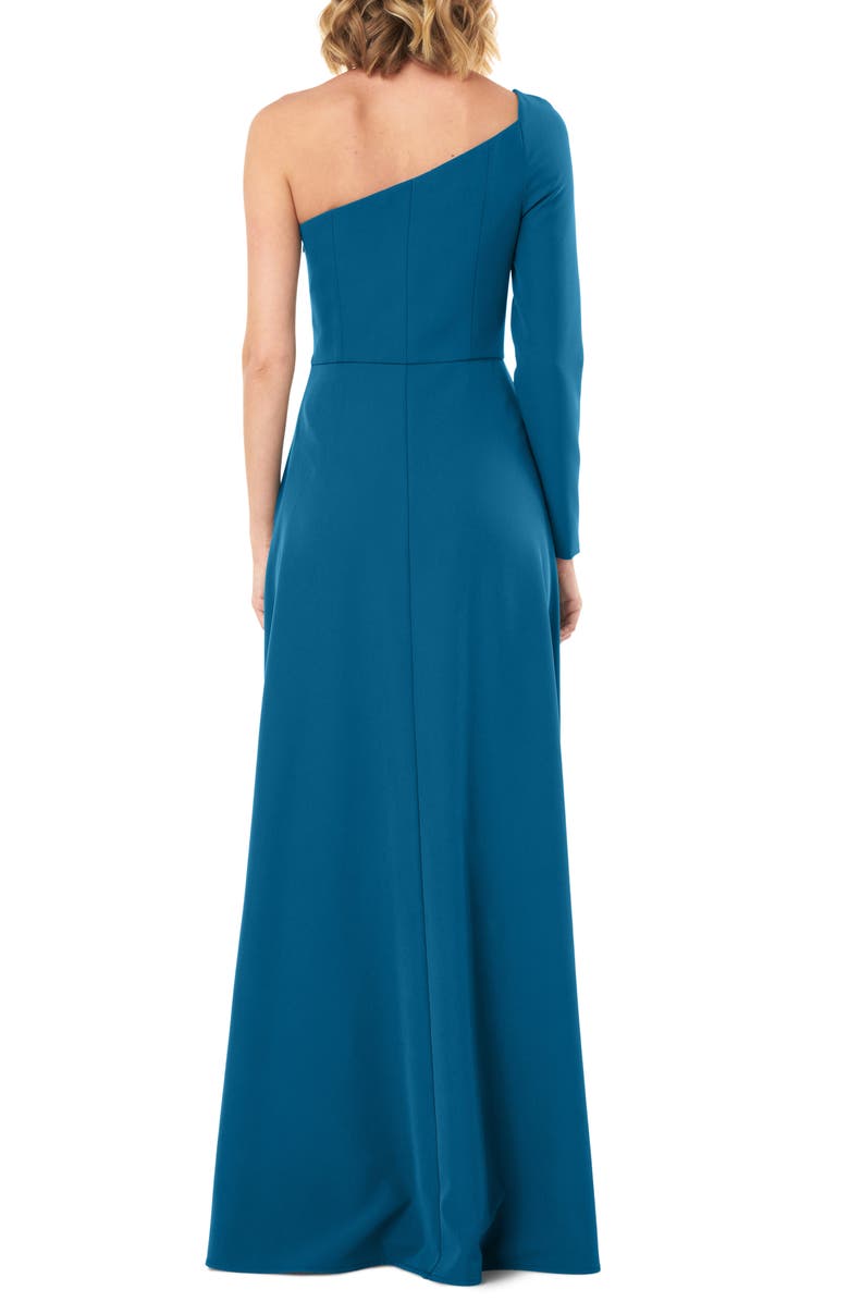 Kay Unger One-Sleeve Maxi Romper, Alternate, color, 