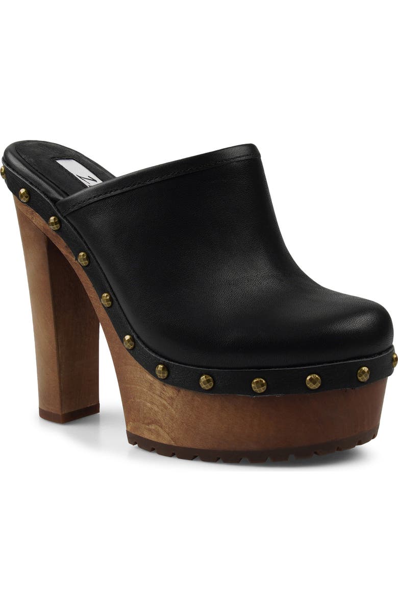 ZIGI Dealio Platform Clog, Main, color, Black