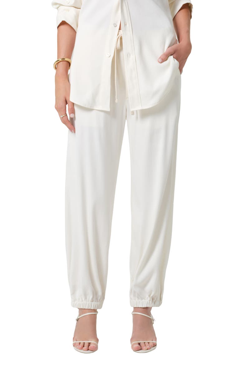 Bubble Drawstring Joggers, Main, color, MOONLIGHT