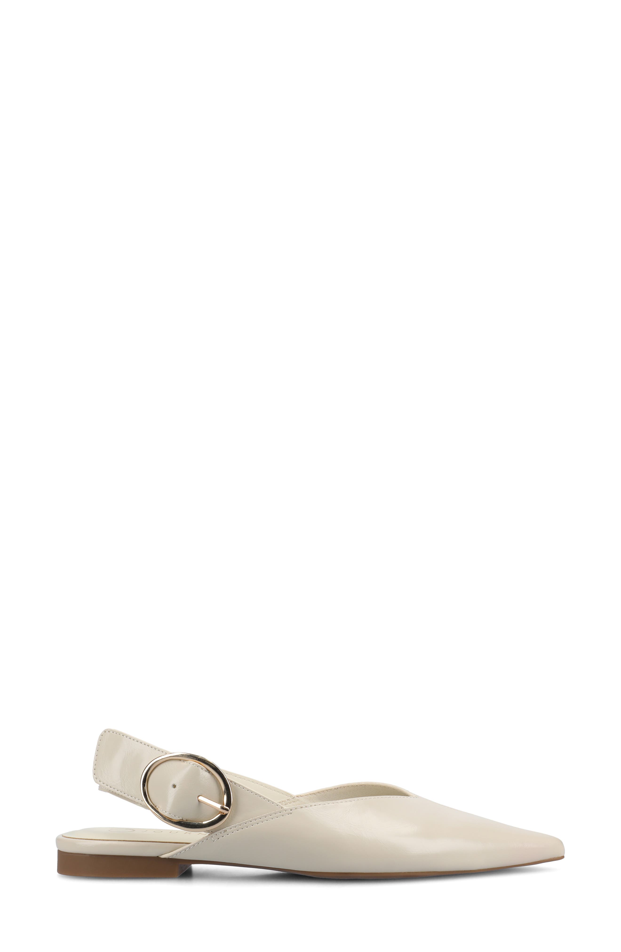 Jacqueline Slingback Flat, Alternate, color, BONE