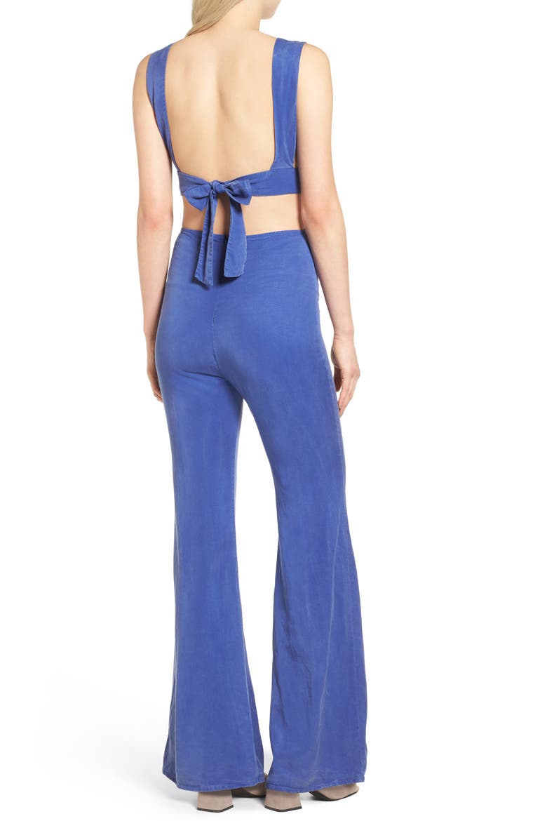Salty Blonde Jumpsuit, Alternate, color, ULTRAMARINE BLUE
