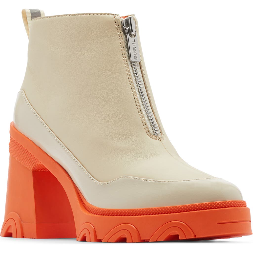 Sorel Brex™ Bold Waterproof Front Zip Bootie In Neutral