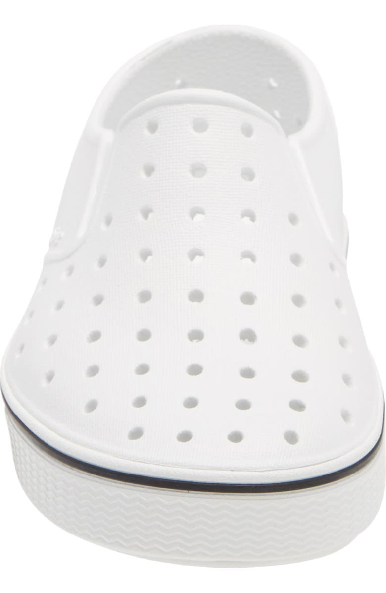 Native Shoes Kids' Miles Slip-On Sneaker, Alternate, color, Shell White/ Shell White