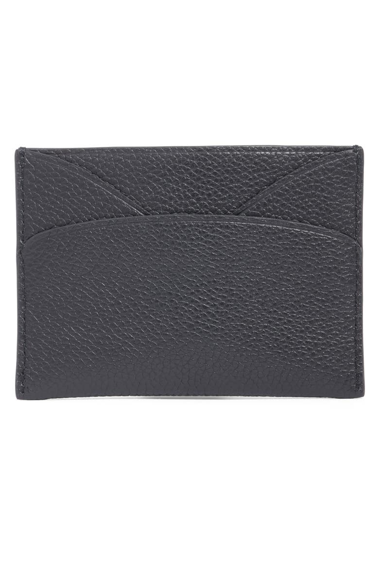 Flat Card Case, Alternate, color, BLACK