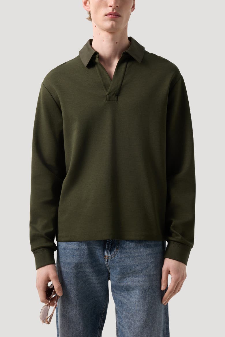Lionel Polo Sweatshirt, Alternate, color, Olive green