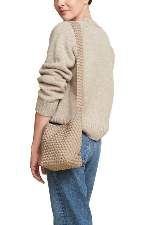 Naghedi Laguna Woven Crossbody Bag In Cashmere