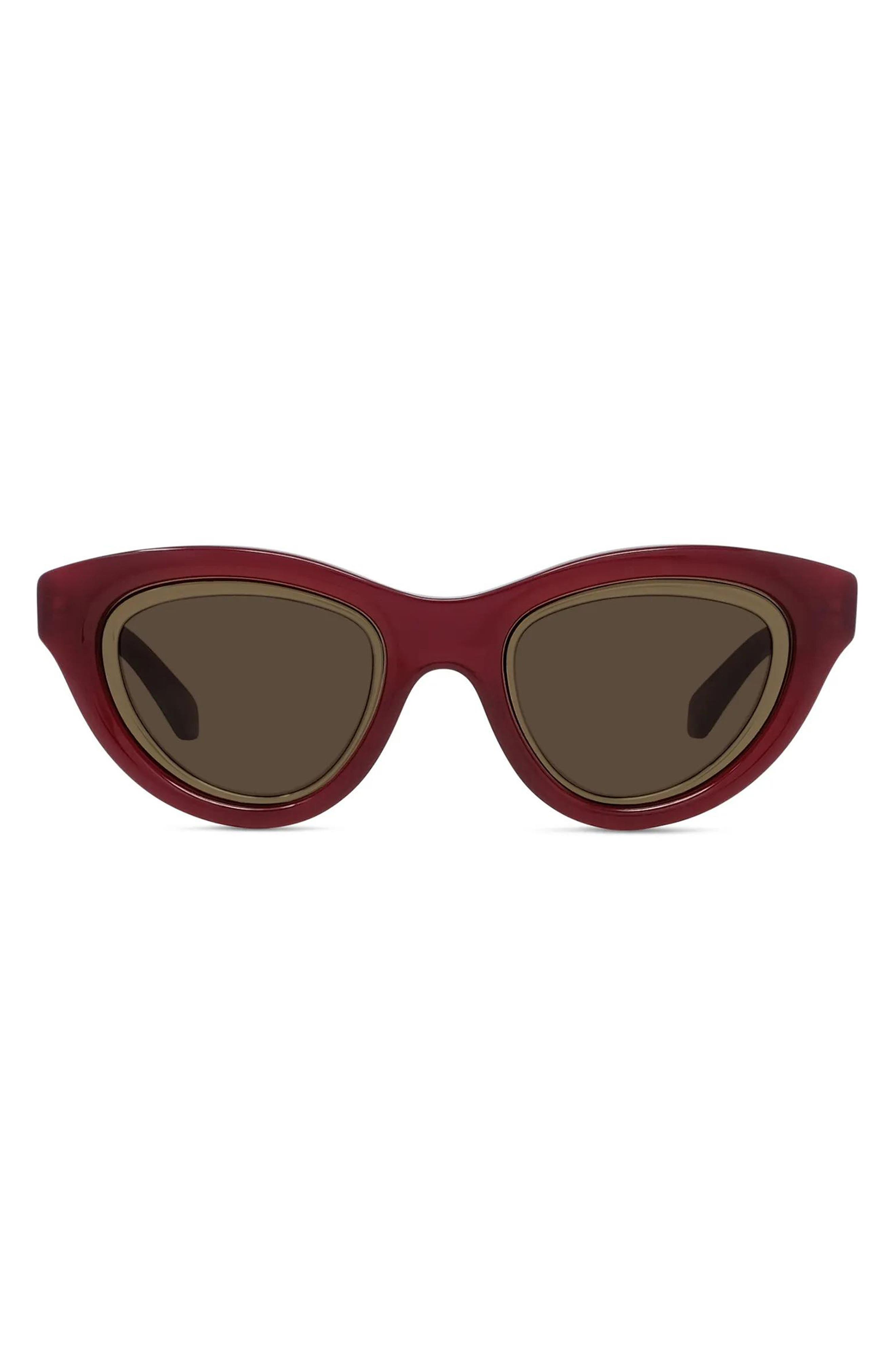 SHINY RED / BROWN