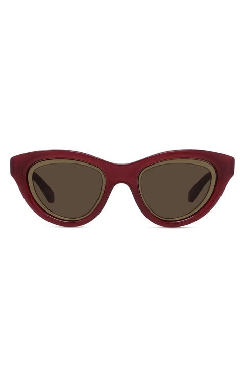 Anagram 53mm Cat Eye Sunglasses