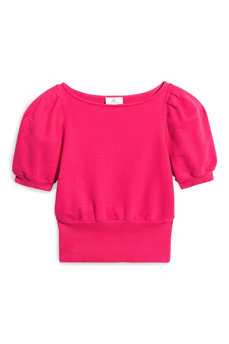 Walker Puff Sleeve Top, Alternate, color, FLORESCENT MAGE