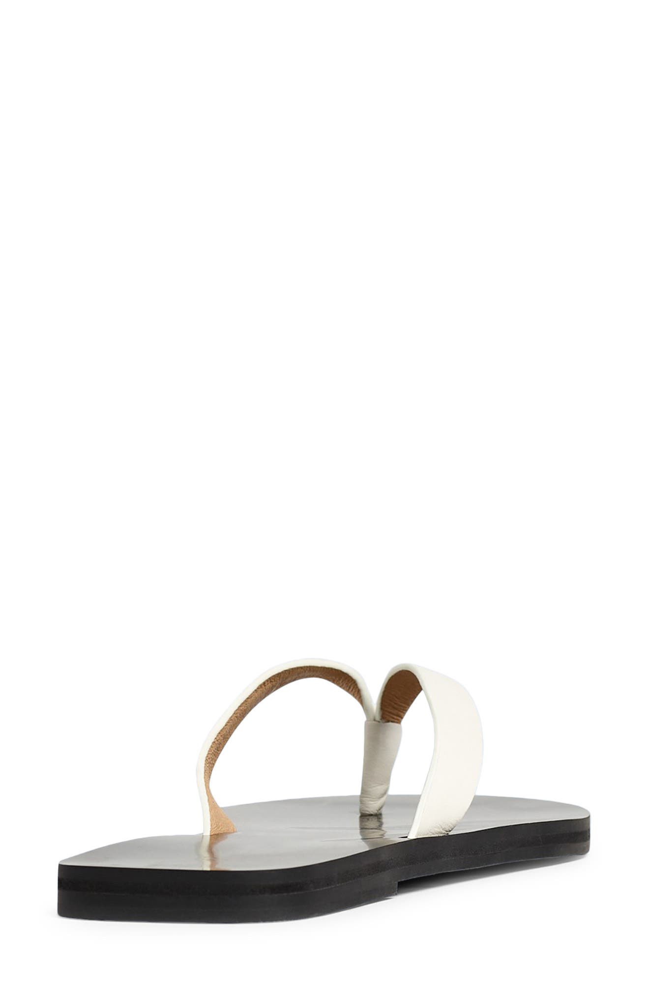 Madewell The Gabi Slide Sandal, Alternate, color, White Pebble