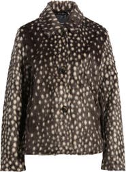 Bernardo Faux Fur Short Jacket