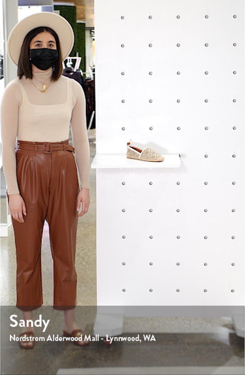 T Monogram Espadrille Flat, sales video thumbnail
