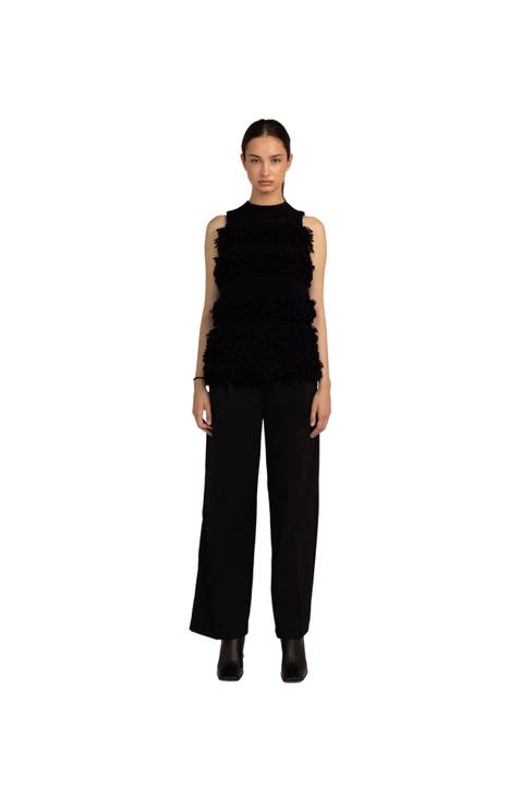 Loop-Stitch Cashmere Vest