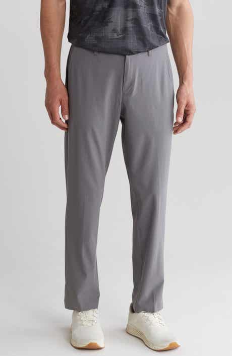 Elastic Waist Straight Leg Pants