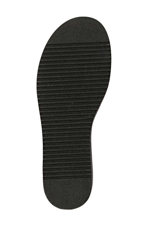 Saint G Senna Platform Wedge Slide Sandal In Black