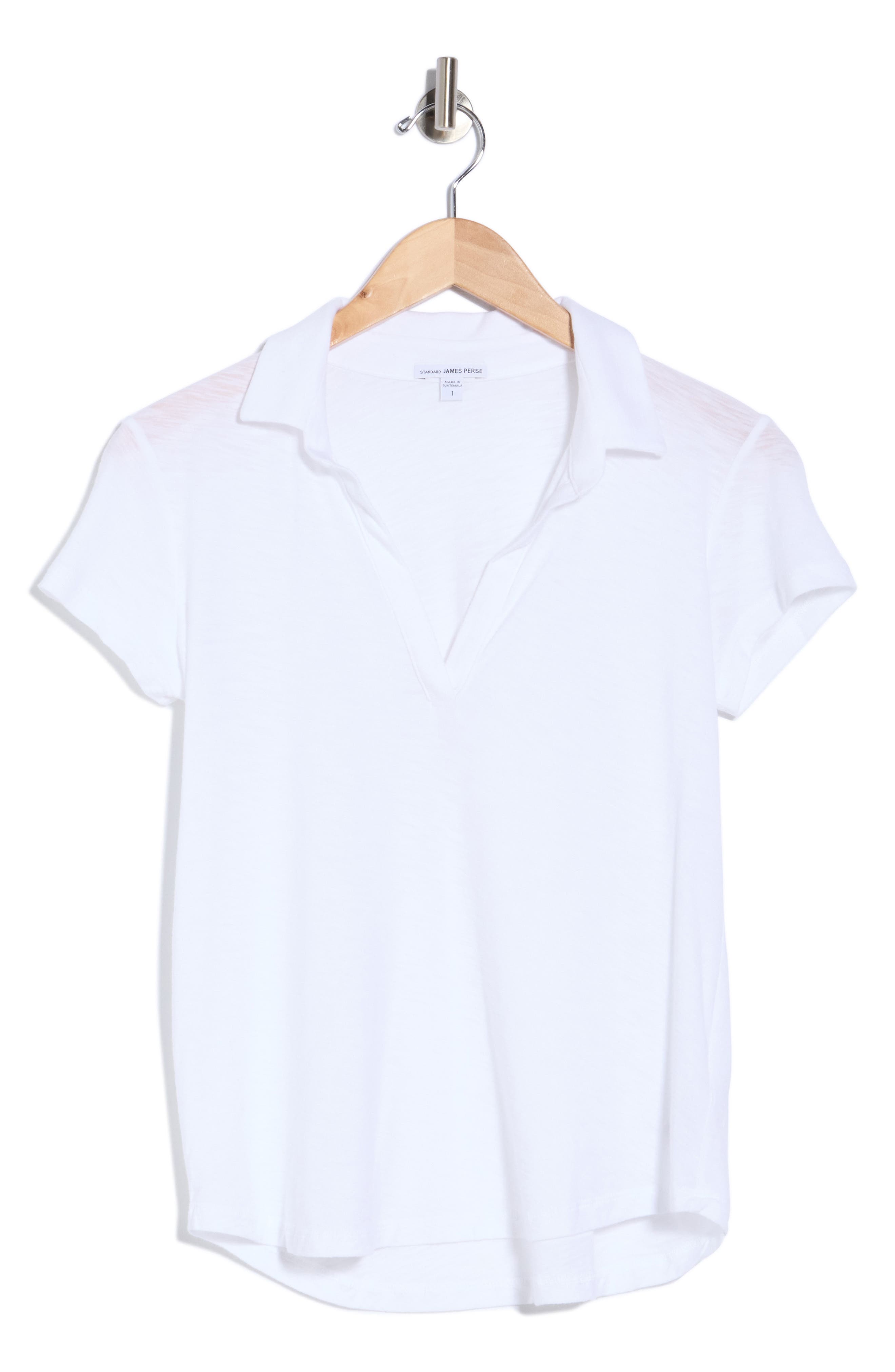 Curved Hem Polo