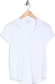 James Perse Curved Hem Polo