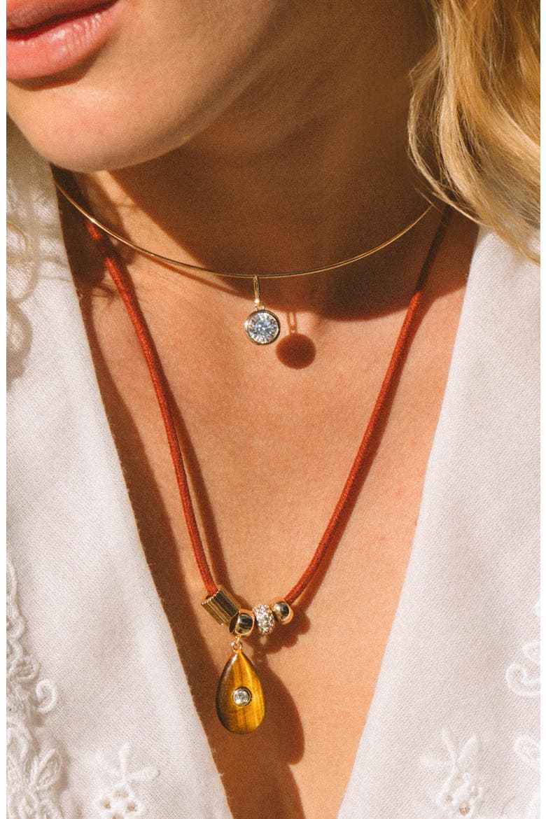 Dottie Choker, Main, color, 14K GOLD PLATED