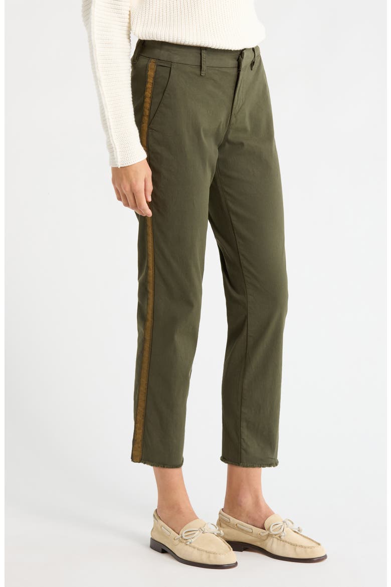 Wicklow Crop Chinos, Alternate, color, ARMY TUXEDO GOLD STRIPE