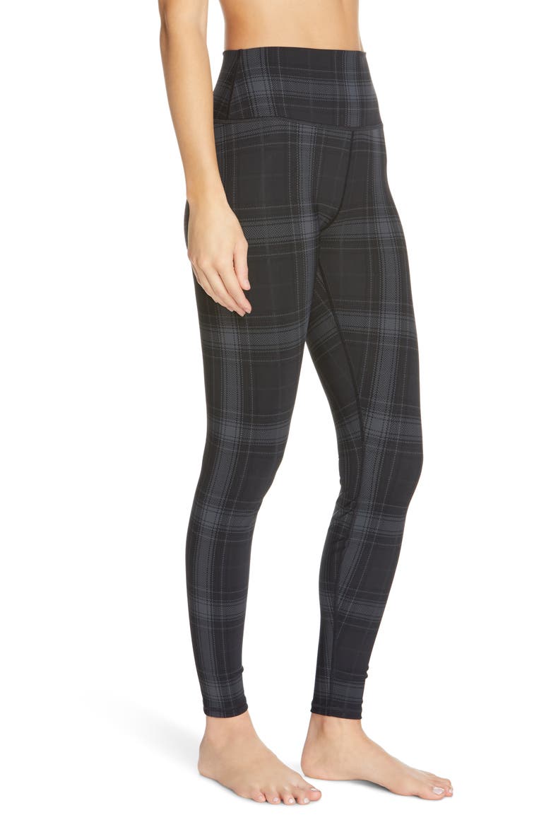 Vapor High Waist Leggings, Alternate, color, BLACK/ ANTHRACITE