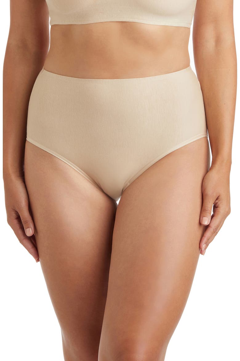 Wonderful Edge® 3-Pack Cotton & Modal Briefs, Main, color, WARM BEIGE