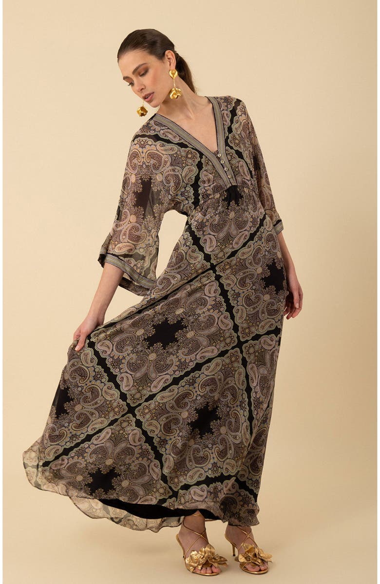 Hale Bob Emerie Chiffon Maxi Dress, Alternate, color,