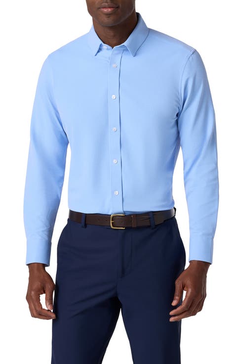 Bateman Trim Fit Performance Button-Up Shirt