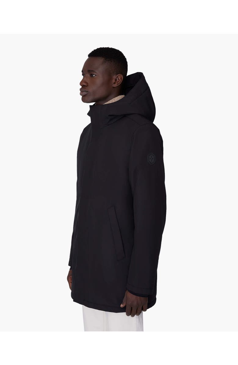 Quartz Co. AUSTIN | Hooded Insulated Winter Jacket, Alternate, color, Black