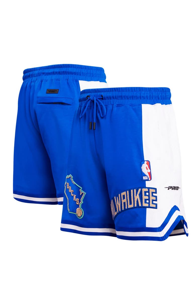 PRO STANDARD Men's Pro Standard Royal Milwaukee Bucks 2023/24 City Edition DK Shorts, Main, color, Royal